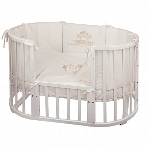 Комплект в кроватку - Prestigio Atlante, 6 предметов, champagne (Nuovita, NUO_6020 B/7_40_204)